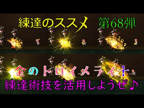 【ロマサガRS】20220117　練達のススメ！金のトロイメライ＋編。生まれ変わった練達術技を活用しようぜ！！！【ロマサガリユニバース】【ロマンシングサガリユニバース】