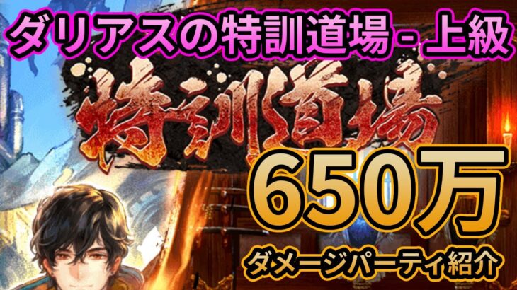 【初日勢のロマサガRS】ダリアスの特訓道場-上級 650万ダメージ挑戦！【ロマンシング サガ リユニバース】