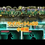 【新ロマサガRS】追憶の幻闘場ワイバーンLv20・小剣編　ガチガチのパーティでやってしまった【ロマサガRS】