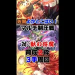 【ロマサガRS】制圧戦マルチ 対獣の将魔 育成2枠 3手周回