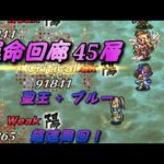 【ロマサガRS】運命の回廊 45層【聖王 + ブルー引率】超速周回！ Romancing SaGa Re;univerSe