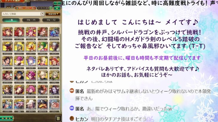 ロマサガRS配信をする忘れんぼ 【シルバードラゴンにぶっつけ！挑戦の井戸第３回】