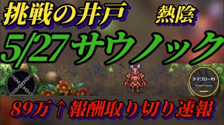 【ロマサガRS】上位ランキング編成の中身 5月27日 挑戦の井戸 サウノック 89万↑報酬取り切り速報 #ロマサガRS #新ロマサガRS