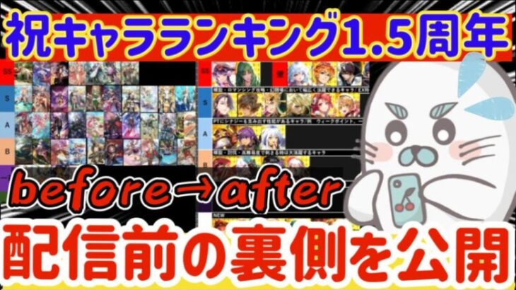 【ロマサガRS】祝！キャラランキング1.5周年！配信前の裏側を公開【ロマンシングサガリユニバース】