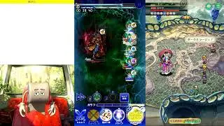 FFRK、ロマサガRS冥獏天命忍者クリアラビリンス戦死2クリア