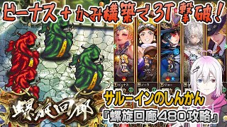 【ロマサガRS】螺旋回廊480階「サルーインのしんかん」を攻略！【ロマンシング サガ リユニバース】