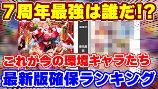【ロマサガRS】7周年の最強キャラは誰だ！？新ガチャ確保ランキング7周年最終版！【ロマンシング サガ リユニバース】