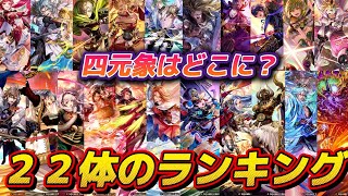 【ロマサガrs】２２体のランキング　四元象キャラはどの順位に？！　決めた後ついガチャ引いちゃった編