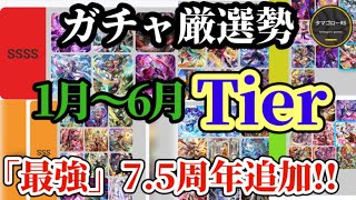 【ロマサガRS】「7.5周年VSドラクエコラボ」トップ層が激変!?6月最新Tier発表!!7.5周年からの環境変化を調査　#ロマサガRS